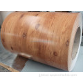 Wood Grain Steel Siding european standard prime quality wooden grain ppgi steel Manufactory